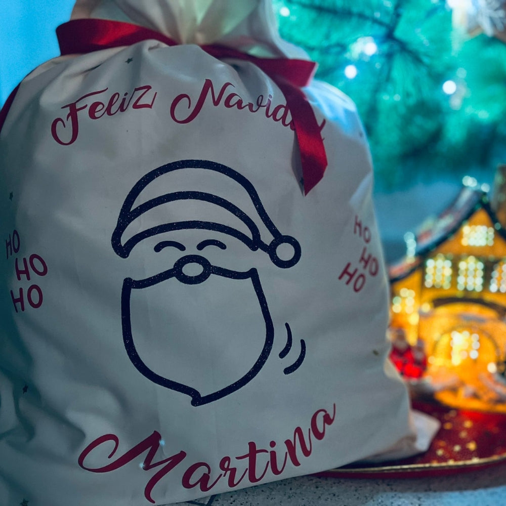 Saco personalizado para regalos de Navidad