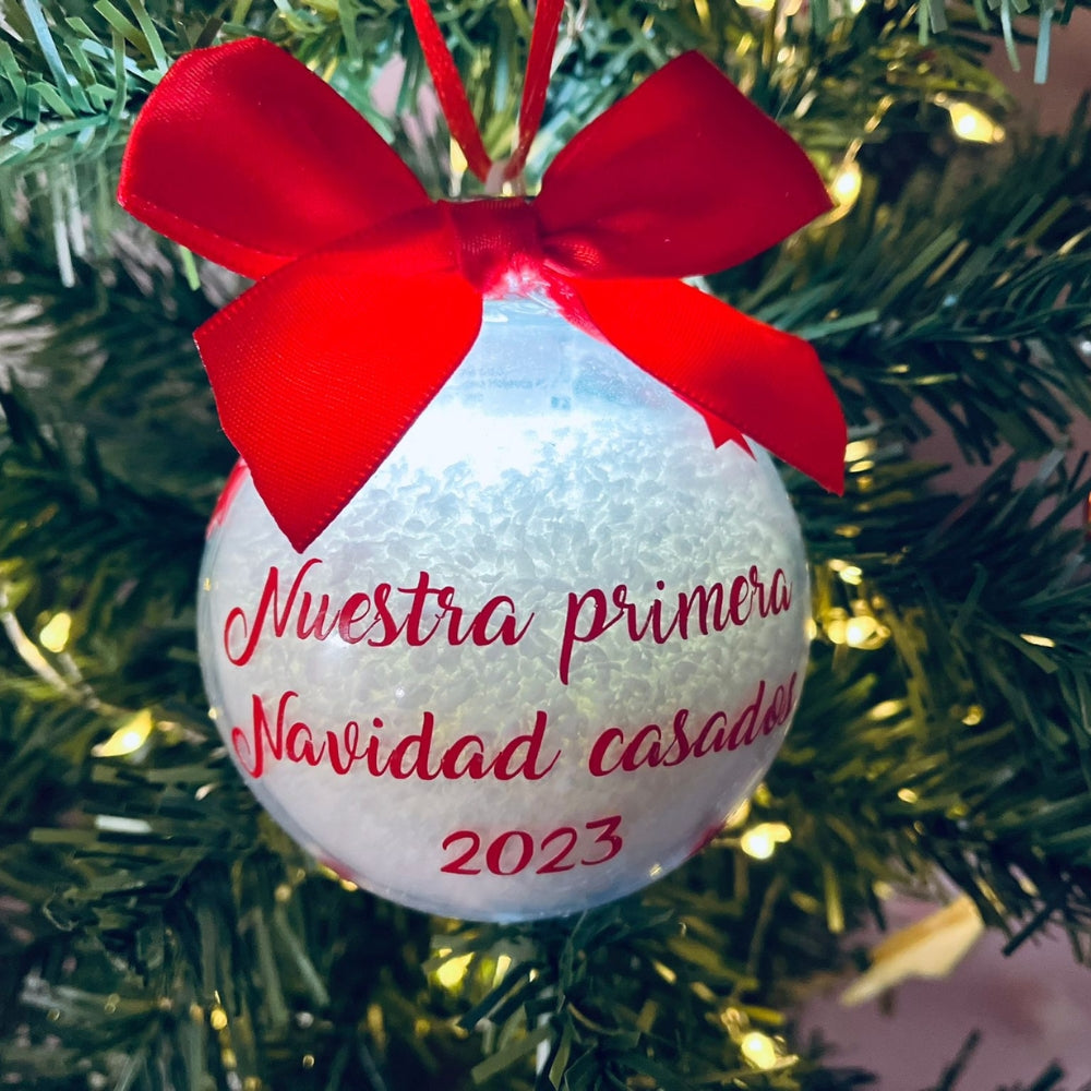 Adorno navideño en forma de bola