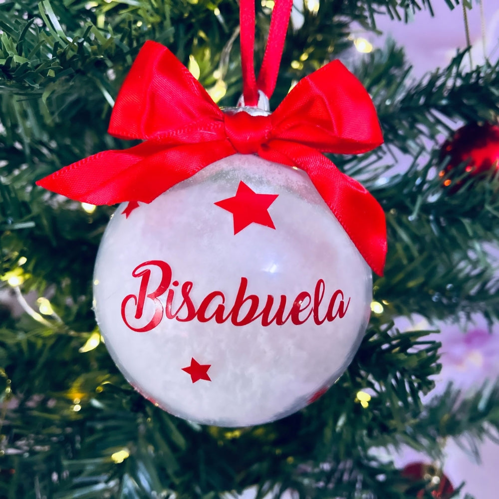 Adorno navideño en forma de bola