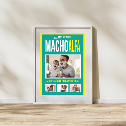 Cuadro Personalizado "Machos Alfa" - Edición Día del Padre
