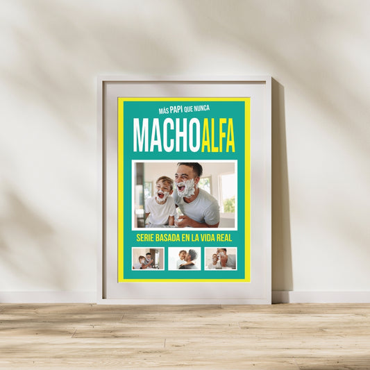 Cuadro Personalizado "Machos Alfa" - Edición Día del Padre
