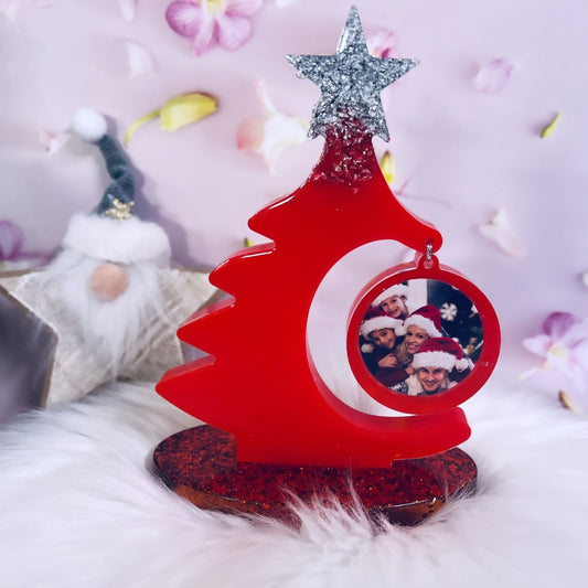 Arbol de Navidad personalizado con foto