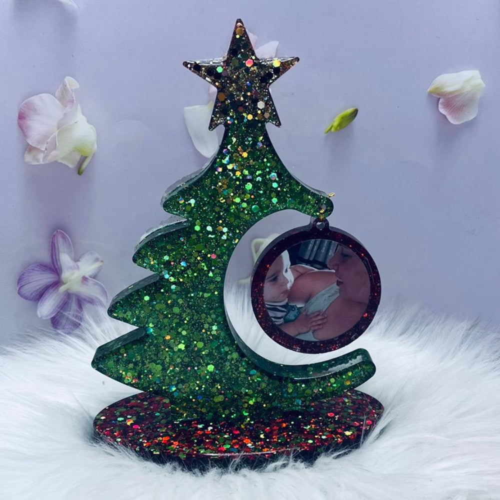 molde de silicona para marco de árbol de Navidad